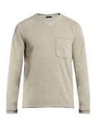 Atm Raw-hem Cotton Sweatshirt