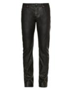 Saint Laurent Skinny-leg Faux-leather Trousers