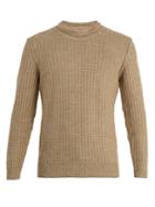 Inis Meáin Linen And Silk-blend Waffle-knit Sweater