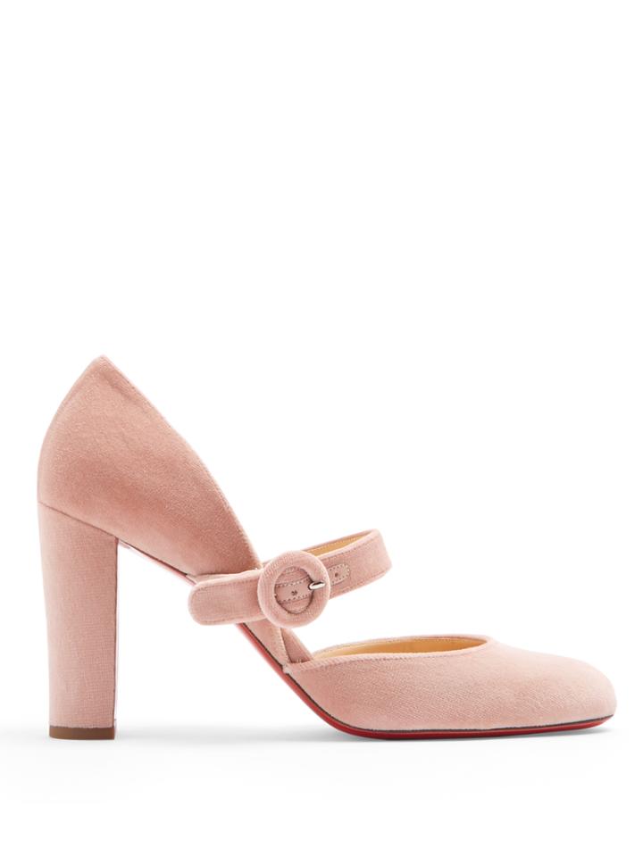 Christian Louboutin Miss Kawa 85mm Velvet Pumps