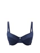 Matchesfashion.com Form And Fold - The Base Bikini Top - Womens - Navy