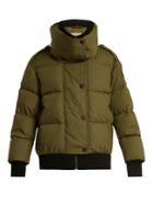Burberry Funnel-collar Quilted-down Cotton Jacket