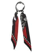 Rockins Pine Cone Paisley-print Super-skinny Scarf