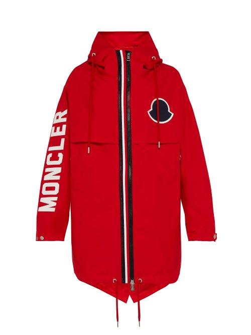 Matchesfashion.com Moncler - Granduc Logo Hooded Parka - Mens - Red