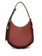 Matchesfashion.com Chlo - Darryl Small Leather Shoulder Bag - Womens - Dark Brown