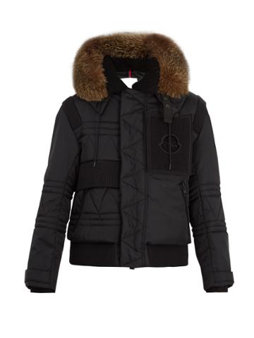 Moncler C X Craig Green Connor Fur-trimmed Down Jacket