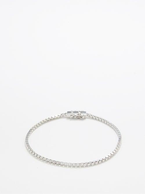 Tom Wood - Square-link Sterling-silver Bracelet - Mens - Silver