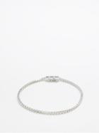 Tom Wood - Square-link Sterling-silver Bracelet - Mens - Silver