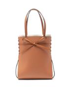 Matchesfashion.com Loewe - Ikebana Whipstitched Leather Tote Bag - Womens - Tan