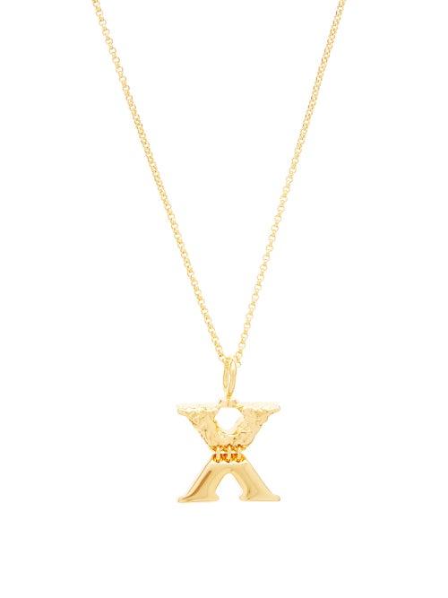 Matchesfashion.com Chlo - X-pendant Necklace - Womens - Gold
