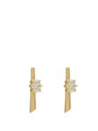 Matchesfashion.com Jade Trau - Rae Diamond & 18kt Gold Earrings - Womens - Gold