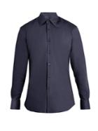 Prada Single-cuff Stretch Cotton-blend Poplin Shirt