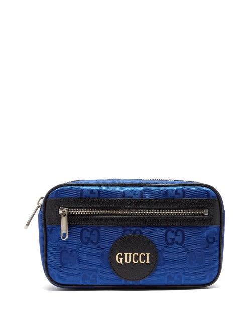 Matchesfashion.com Gucci - Off The Grid Gg-jacquard Canvas Belt Bag - Mens - Blue