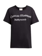 Matchesfashion.com Gucci - Chateau Marmont Hollywood Cotton T Shirt - Womens - Black Multi
