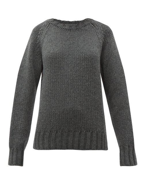 Matchesfashion.com A.p.c. - Ethan Oversized Wool Sweater - Womens - Grey