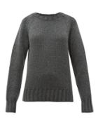 Matchesfashion.com A.p.c. - Ethan Oversized Wool Sweater - Womens - Grey