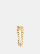Anita Ko - Diamond & 18kt Gold Single Earring - Womens - Gold Multi