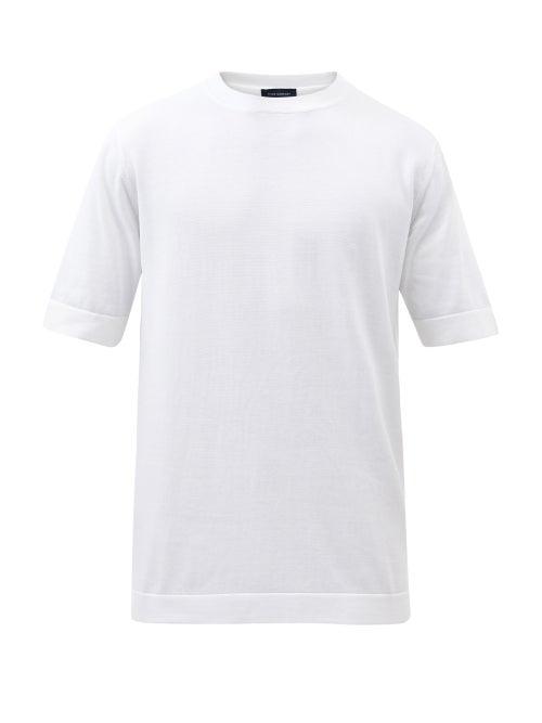 Thom Sweeney - Crew-neck Cotton T-shirt - Mens - White