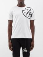 6 Moncler 1017 Alyx 9sm - Logo-print Cotton-jersey T-shirt - Mens - White