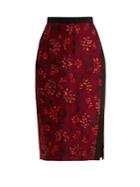 Altuzarra Sandrin Floral-brocade Pencil Skirt