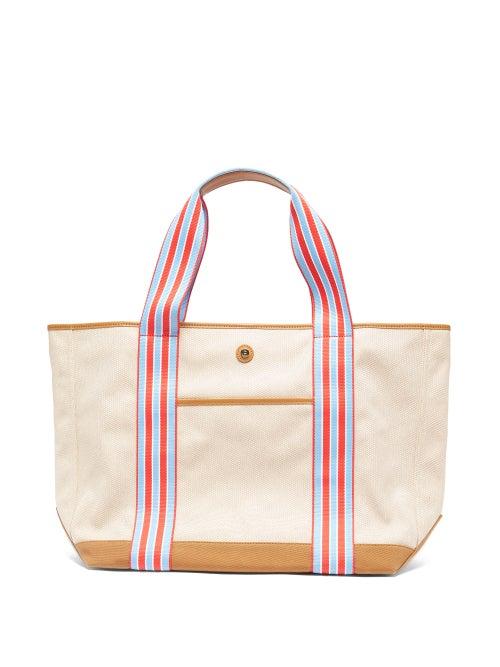 Matchesfashion.com Paravel - Cabana Recycled-fibre Canvas Tote Bag - Womens - Beige Multi