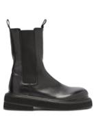 Matchesfashion.com Marsll - Exaggerated-sole Leather Chelsea Boots - Mens - Black