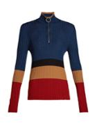 Marni High-neck Colour-block Sweater