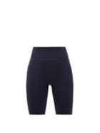 Ladies Activewear Prism - Open Minded High-rise Cycling Shorts - Womens - Navy