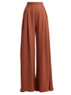 Jacquemus Pleated Woven Flared Trousers