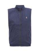 Matchesfashion.com Polo Ralph Lauren - Logo-embroidered Gilet - Mens - Navy