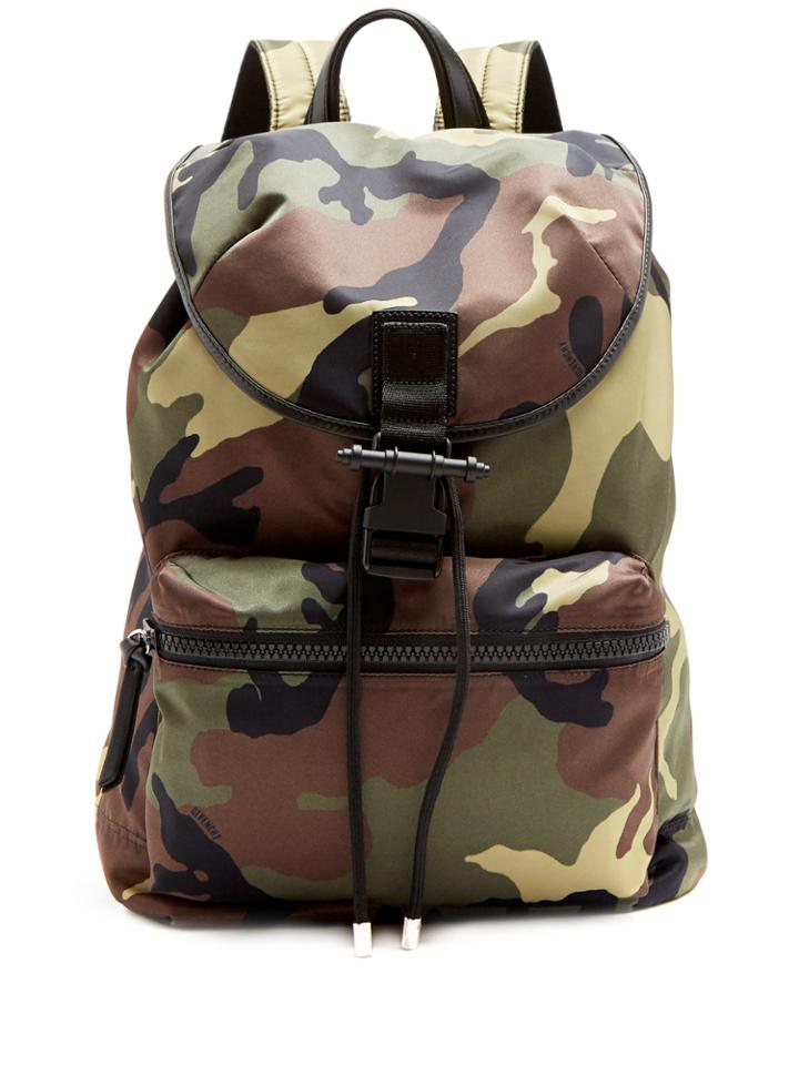 Givenchy Camouflage-print Nylon Backpack