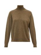 Matchesfashion.com Officine Gnrale - Alma Cashmere Roll Neck Sweater - Womens - Green