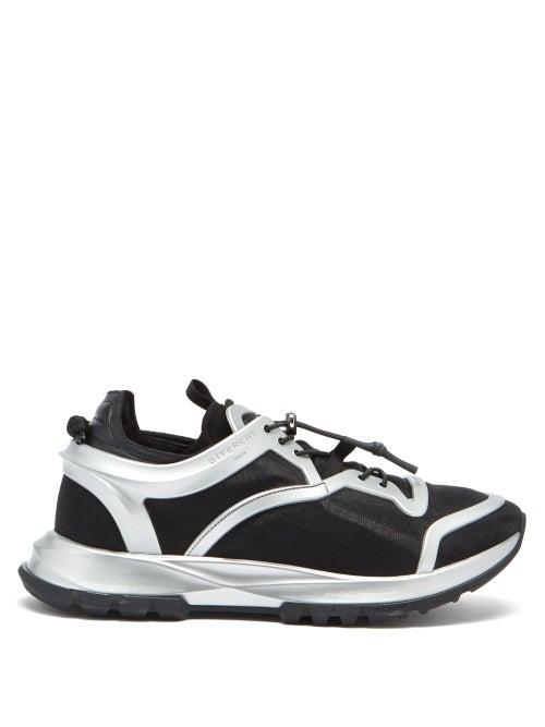 Matchesfashion.com Givenchy - Spectre Mesh-panel Trainers - Mens - Black Silver