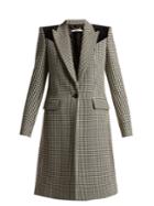 Givenchy Panelled Houndstooth Wool Coat