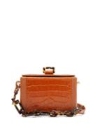 Matchesfashion.com Nico Giani - Cerea Mini Crocodile Effect Leather Box Bag - Womens - Tan