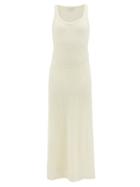 Matchesfashion.com Gabriela Hearst - Lissa Cashmere-blend Open-weave Maxi Dress - Womens - Ivory