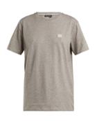 Matchesfashion.com Acne Studios - Nash Face Cotton Jersey T Shirt - Womens - Grey