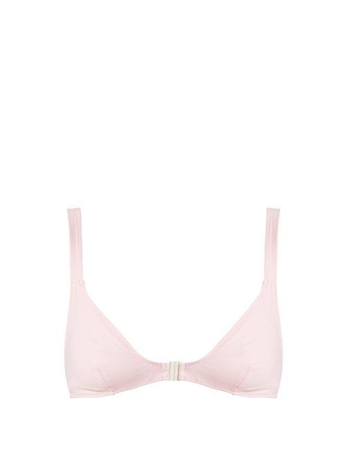 Matchesfashion.com Solid & Striped - The Nora Bikini Top - Womens - Pink Multi