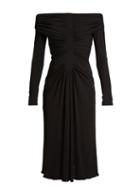 Matchesfashion.com Altuzarra - Imogene Off The Shoulder Jersey Dress - Womens - Black