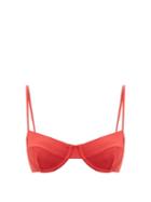 Haight - Vintage Underwired Bikini Top - Womens - Mid Red