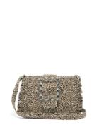 Matchesfashion.com Shrimps - Charles Leopard-print Canvas Cross-body Bag - Womens - Leopard