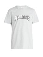 Matchesfashion.com Ami - Ami Paris Print Cotton T Shirt - Mens - Grey