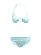 Matchesfashion.com Melissa Odabash - Brussels Halterneck Bikini - Womens - Blue