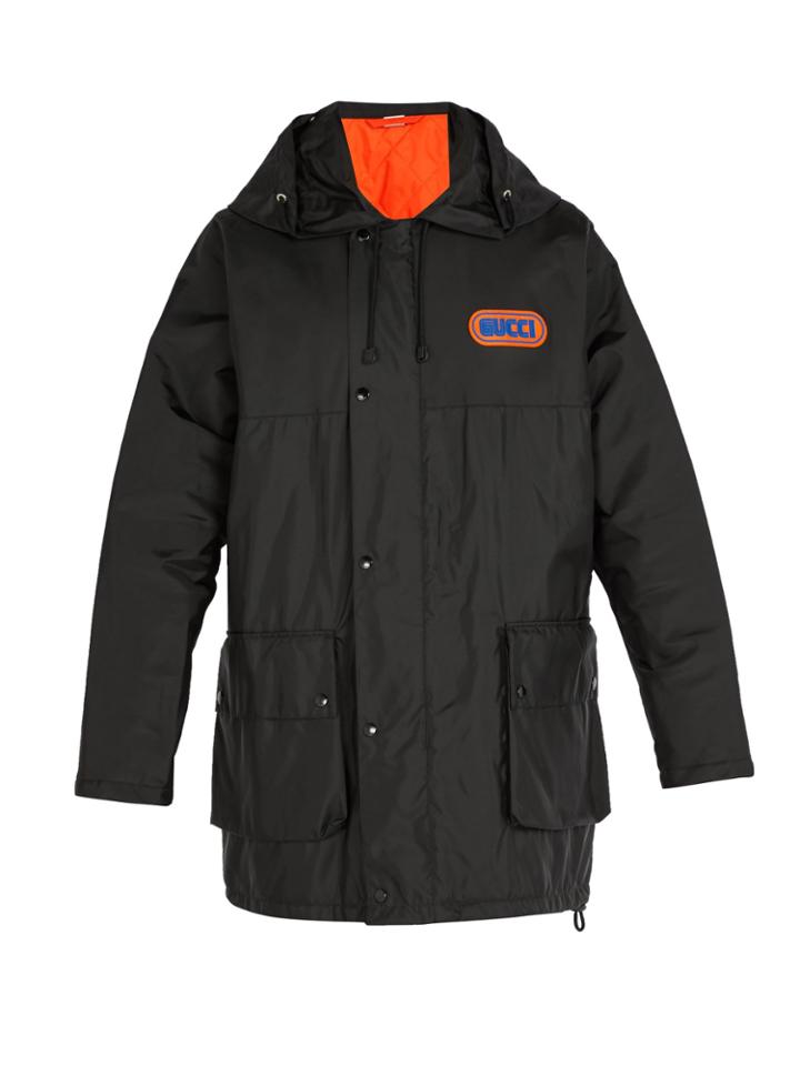 Gucci Quilted Hooded Parka Jacket