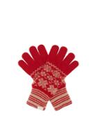 Paul Smith - Fair Isle Wool Gloves - Mens - Red