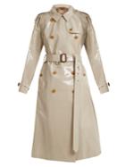 Burberry Laminated Cotton-gabardine Trench Coat