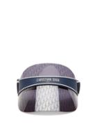 Ladies Accessories Dior - Diorclub Oblique Monogram-lens Visor - Womens - Blue