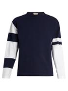 Marni Bi-colour Long-sleeved Cotton-jersey T-shirt