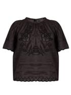 Isabel Marant Araza Floral Embroidered Top