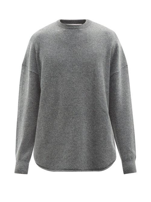 Extreme Cashmere - No. 53 Crew Hop Stretch-cashmere Blend Sweater - Mens - Grey